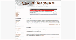 Desktop Screenshot of clandragon.silver-dragon.net